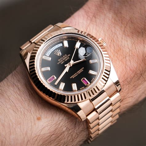 rolex day date 41 rose gold